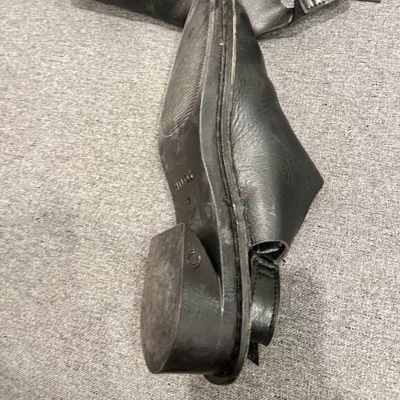 Hilos Women Aurora Black Handcrafted Slingback Mules Size 9 - Picture 9 of 10